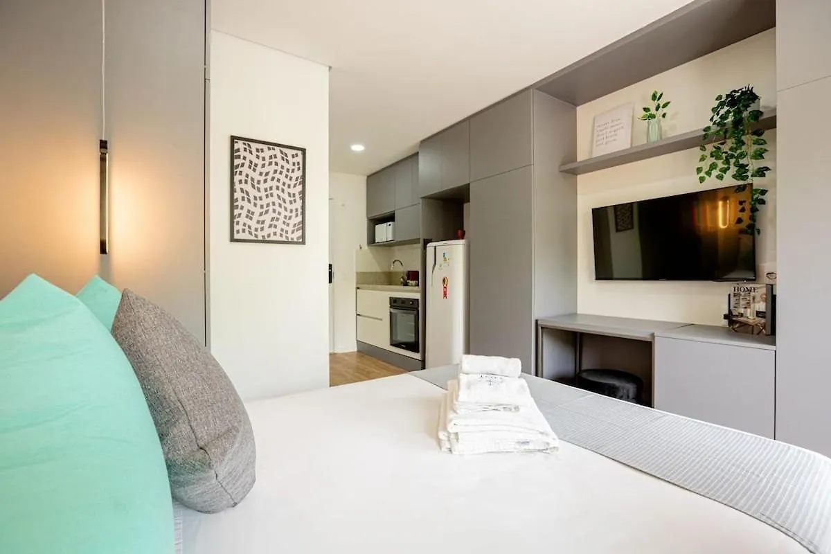 Apartment Easy Star - Lindo Studio No Coracao Do Brooklin! - Zm01H Sao Paulo Brazil