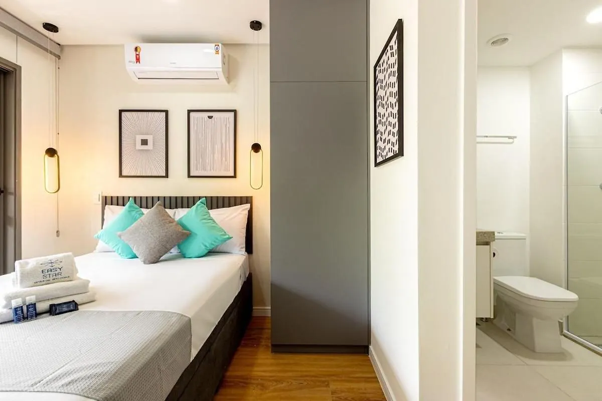Apartment Easy Star - Lindo Studio No Coracao Do Brooklin! - Zm01H Sao Paulo