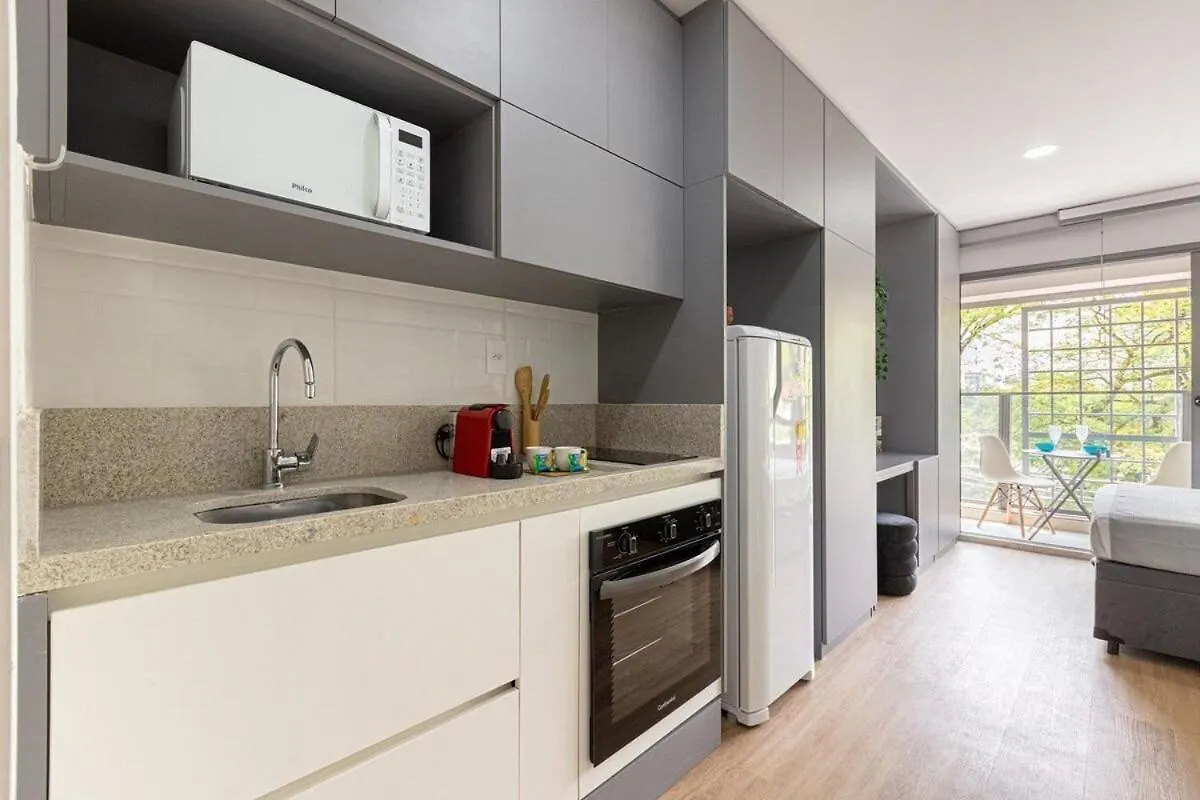 Apartment Easy Star - Lindo Studio No Coracao Do Brooklin! - Zm01H Sao Paulo Brazil